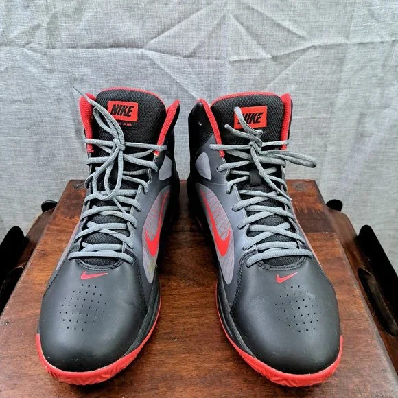 %Nike Air Max Actualizer 2 Gray Red Men's basketball shoes size 12 / A 34 - Picture 2 of 12